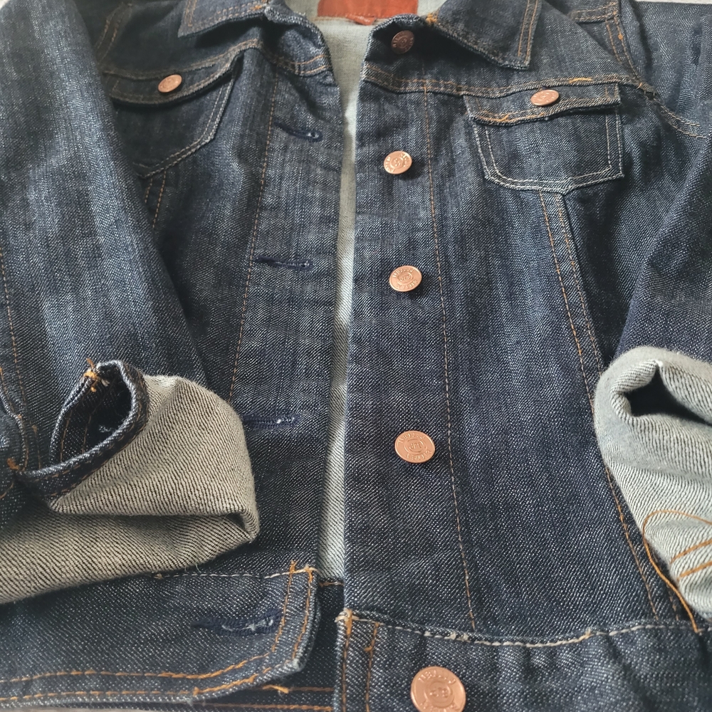 Bitten by Sarah Jessica Parker Denim Jacket with Copper Accents - Picture 3 of 5